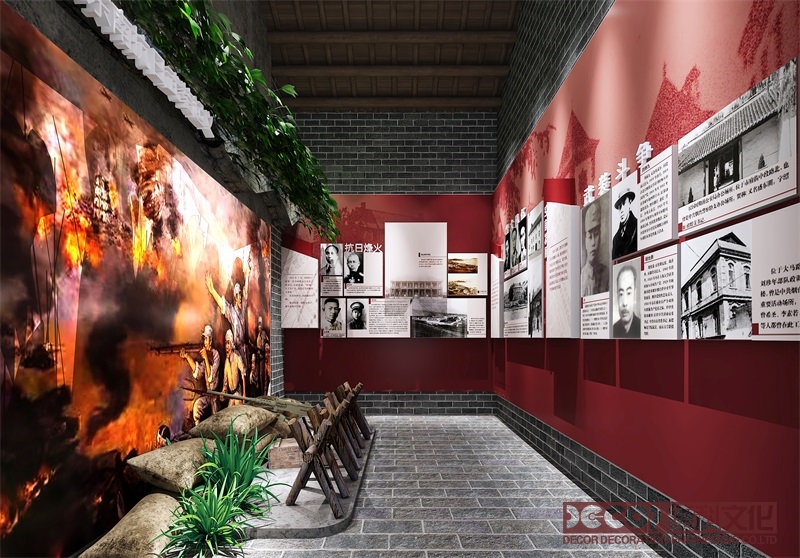 在紅色展館設(shè)計中如何突出黨的指導(dǎo)思想的重要性和指導(dǎo)作用？